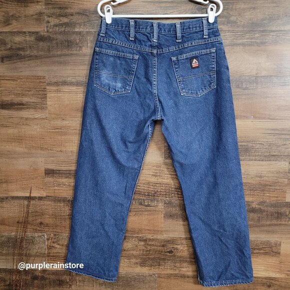 Bulwark FR Cat 2112 Jeans 32x28 Fire Resistant Work Wear Medium Wash Denim - Picture 2 of 12